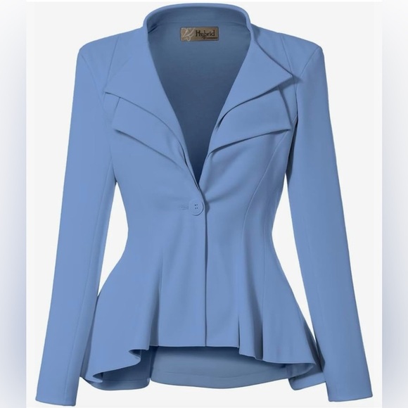 Premium Ultra Stretch Blazer – Light Blue Color SZ M NWT - Picture 1 of 5